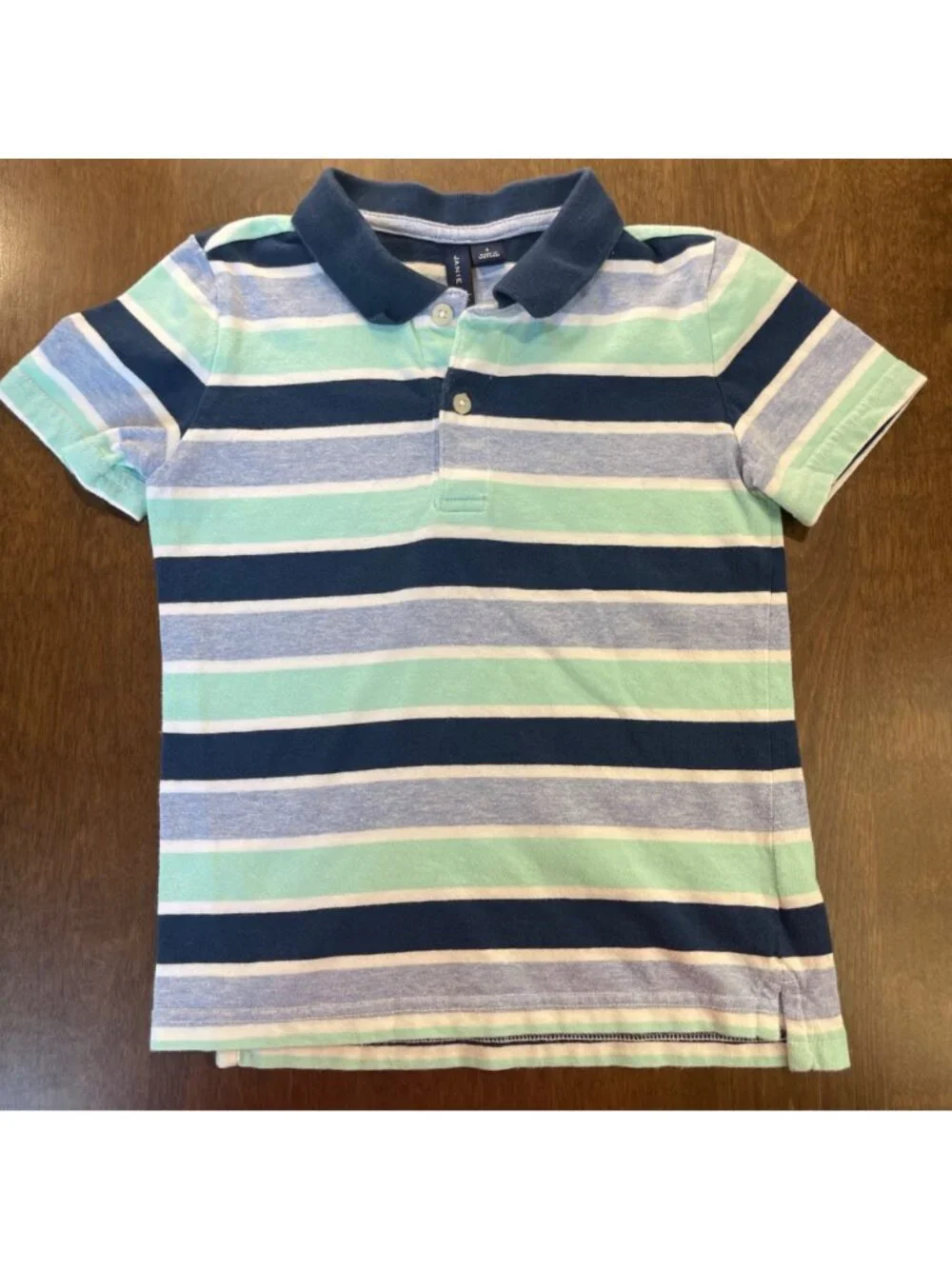 Ralph Lauren and Janie and Jack Short Sleeve Shirt Lot of 2 Boys Size 4 Cotton
